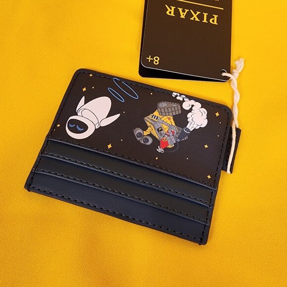 Loungefly Disney Pixar WALL-E EVE & WALL-E Flying Cardholder NEW - Picture 8 of 9